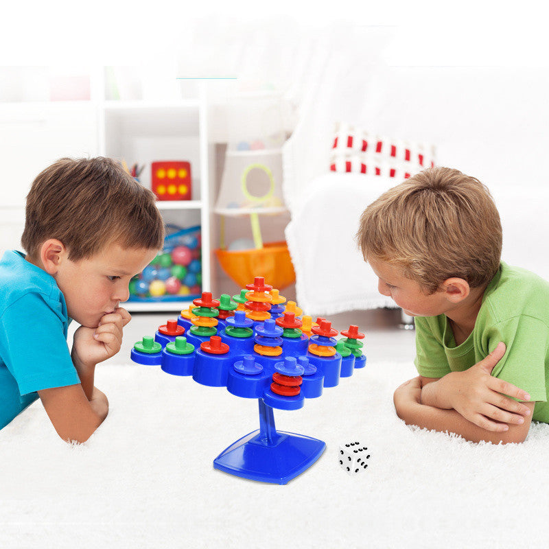 Montessori Novelty Balance Turntable Stacking Board Game