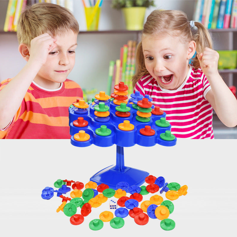 Montessori Novelty Balance Turntable Stacking Board Game