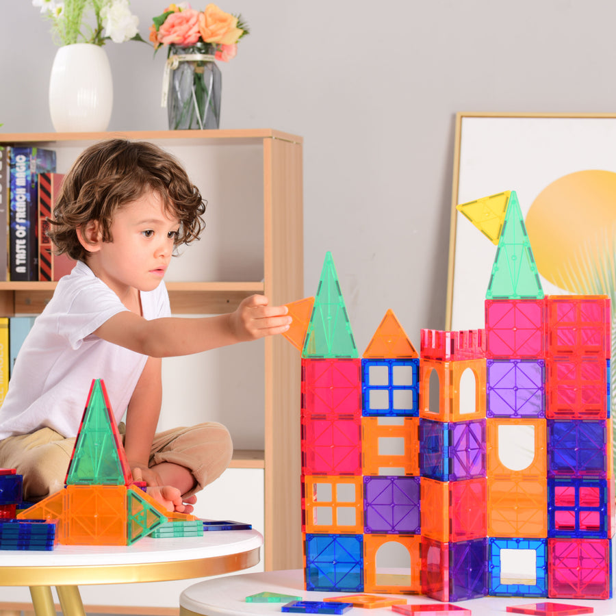 Creative Construction Magnetic Tiles Building Blocks