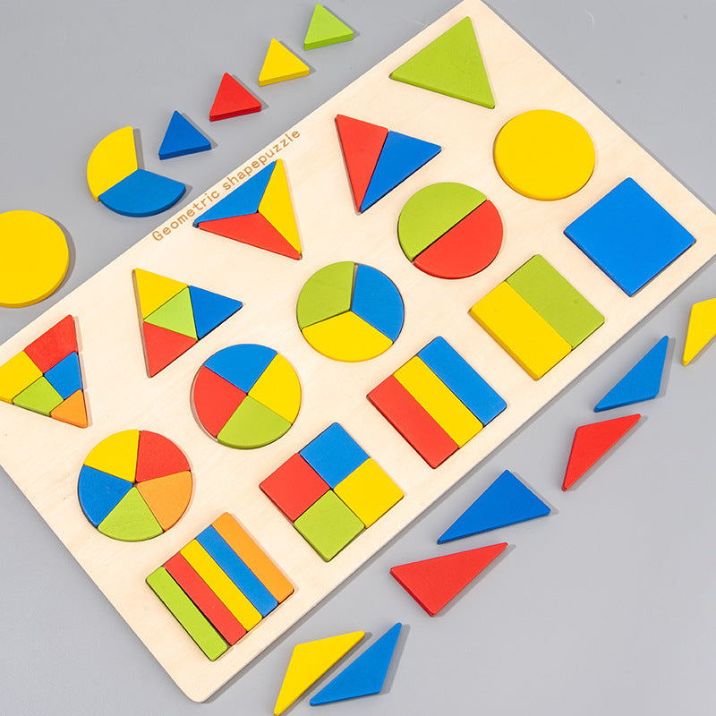 Geometry Montessori Early Education Puzzle Board