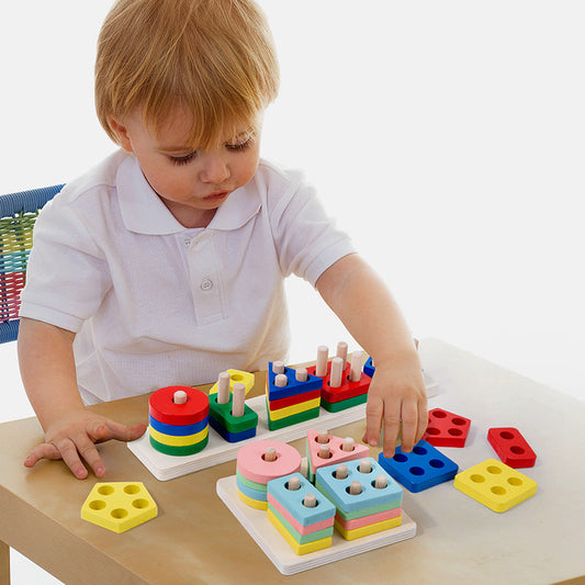 Childhood Color Recognition Block Montessori Toys