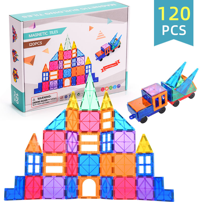 Creative Construction Magnetic Tiles Building Blocks