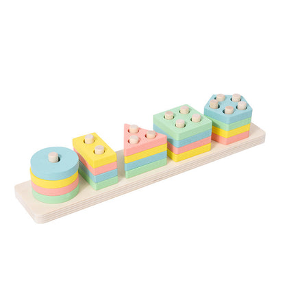 Childhood Color Recognition Block Montessori Toys