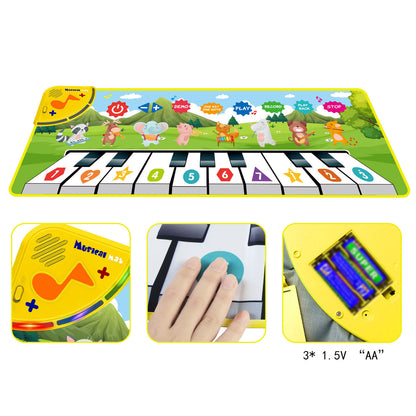 Baby Early Education Musical Instrument Crawling Mat Toy