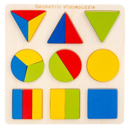 Geometry Montessori Early Education Puzzle Board