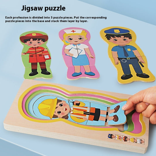 Montessori Multi-layer Panel Puzzle