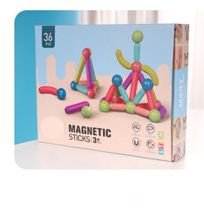 Assembled Magnetic Building Blocks Toy Early Education