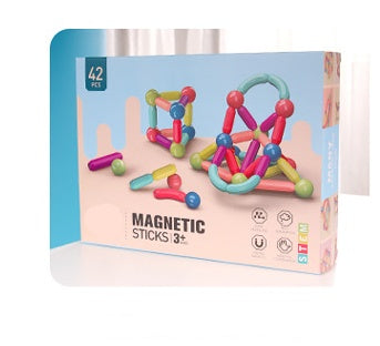 Assembled Magnetic Building Blocks Toy Early Education