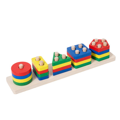 Childhood Color Recognition Block Montessori Toys