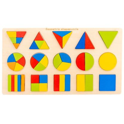 Geometry Montessori Early Education Puzzle Board