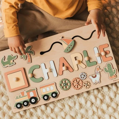 Children's Birthday Gift Name Puzzle