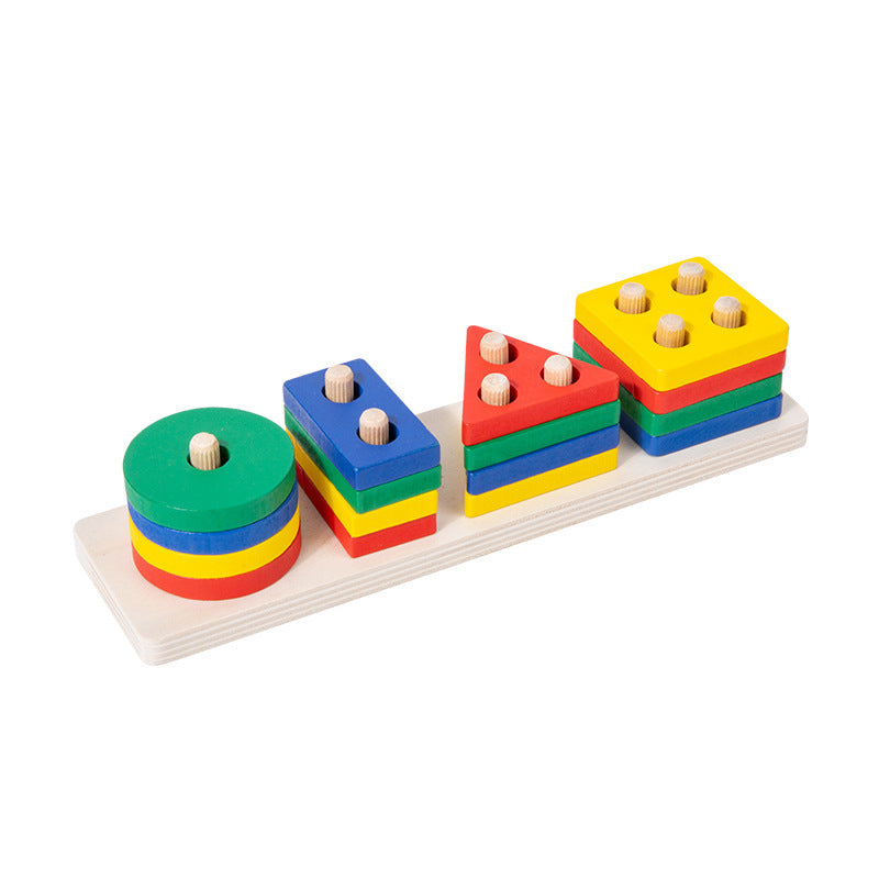 Childhood Color Recognition Block Montessori Toys