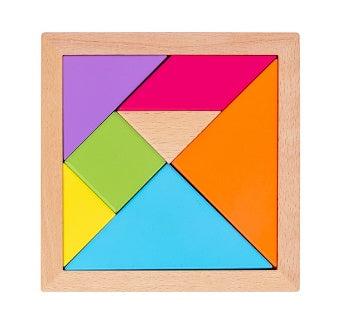 Children's Pine Tangram Early Education Patchwork Toy