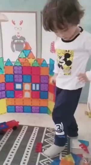 Magnetic Tiles Building Blocks Creative Constructi